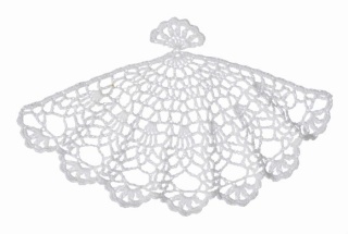 Wachlarz z koronki 15cm do powieszenia (G-590885)