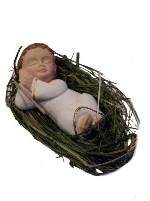 Baby on the hay small 7cm D6