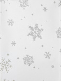 Bieżnik 40*180cm bawełniany biały ze śnieżynką (SJ2-418) -20%