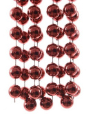 Girlanda korale bordowe duże 270cm (001712)