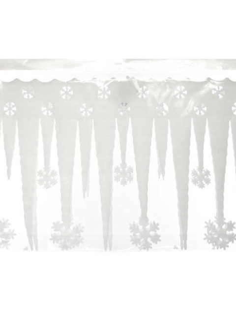 Sople piankowe ze śnieżynkami kpl. 2 szt. (NGY00961)
