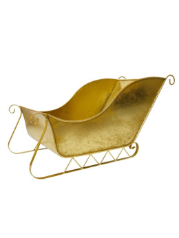 Sanie złote metalowe bardzo duże 63*37*38cm (1764)-20%