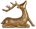 Renifer ceramiczny złoty siedzący h:35*46*20cm (4102)