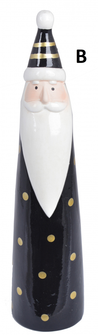 Figurka ceramiczna czarna 3wzory h:19*5*5cm (4030)-20%