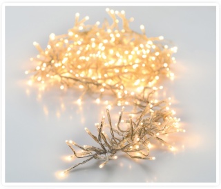 Girlanda świetlna 1512LED dł. 11m biała ciepła transparentny przewód(AGL550450)