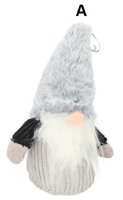 Zawieszka skrzat futrzana czapka22*13*8cm (NM1M10-102A)-20%