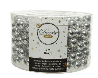 Girlanda korale średnie srebrne 500cm (000161)