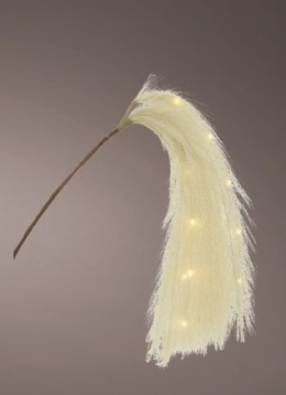 Trawa pampasowa ozdobna 105cm ecru 18 LED (485936) -20%