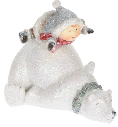 Dziecko ceramiczne na niedźwiedziu 2wzory (019830)-20%