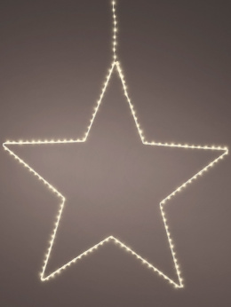 Gwiazda metalowa z oświetleniem micro 130LED (496617)