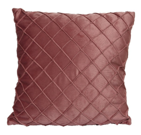 Poduszka welurowa pikowana 2kolory 40*40cm (613303)-20%