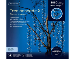Kpl. 18 girlandek na drzewo 1080 LED 40/60/80cm 8f bialy zimny (493500)