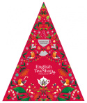 Herbata Bio Adwent Calendar Trangular Red 25 piramidek (64589) czerwony trójkątny karton