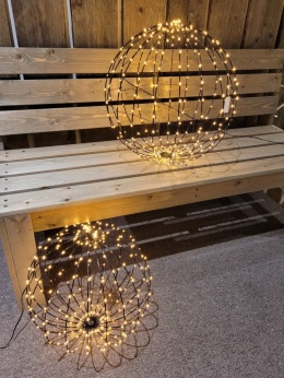 Kula metalowa 50cm 320LED (AX2200220) wew/zew