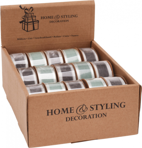 Wstążka na szpuli welurowa 2kolory (053679)-20%