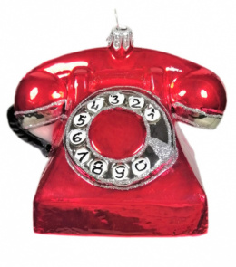 Bombka formowa: Telefon czerwony (239) SZ