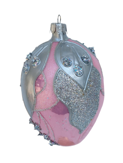 Jajko faberge szklane dekorowane 2 wzory -20%