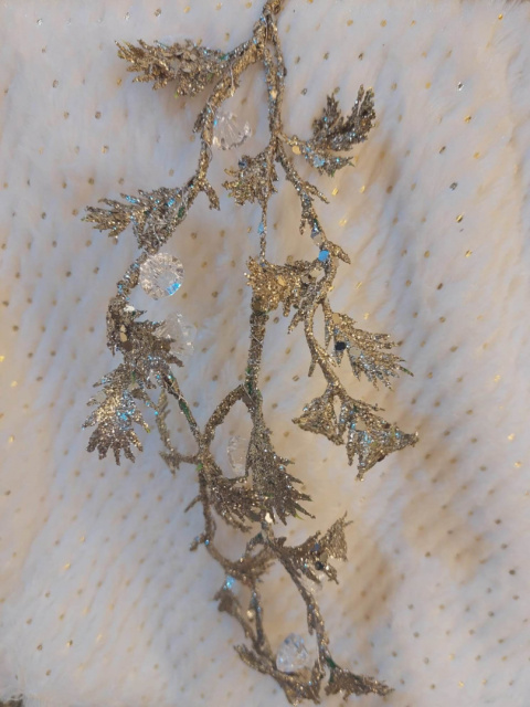 Zawieszka gałązka szampańska z listkami (SA19535)-20%