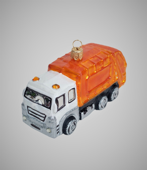 Bombka formowa: Śmieciarka pomarańczowa (133) SZW