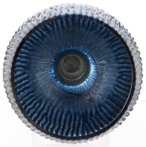 Kielich szklany złoto niebieski średni (154408)