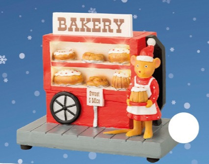 Scenka LED myszka przy straganie- wózek (487172)-50%