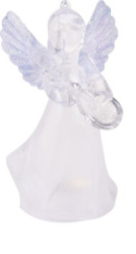 Zawieszka aniołek akryl mały LED 4wzory (AX5304370)-20%