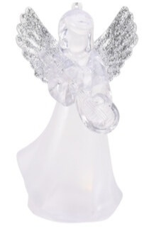 Zawieszka aniołek akryl mały LED 4wzory (AX5304370)-20%