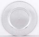 Talerz srebrny karbowany brzeg (160474)