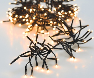 Girlanda świetlna 1512LED dł.11m b.ciepła czarny przewód (AGL550150)
