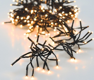 Girlanda świetlna 3000LED dł.22m biała ciepła 8 funkcji czarny kabel (AGL550170)