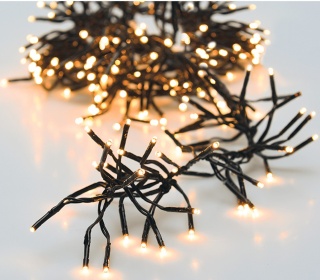 Girlanda świetlna 768LED dł.5,5m biała ciepła czarny przewód(AX8550130)