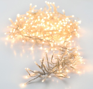 Girlanda świetlna 768LED 5,6m ciepła transparentny kabel (AGL550430)
