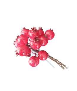 Owoce dzikiej róży na piku wiązka-12szt (CV19407-1)
