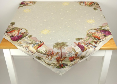 Obrus gobelinowy kwadrat 100x100cm Święta Rodzina (SW279)