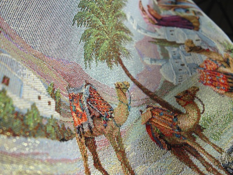 Obrus gobelinowy kwadrat 100x100cm Święta Rodzina (SW279)