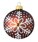 Bombki 100 dekorowane ornament op.4szt.: KOLEKCJA PIERNIKOWA -20%