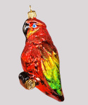 Bombka formowa: Papuga czerwona (204) SZW