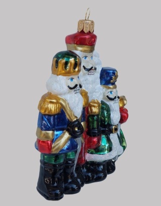 Bombka formowa: Trzy Nutcrackery (351) AW-20%