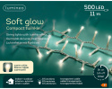 Lampki 500 LED Soft Glow białe ciepłe 11mb (495669)