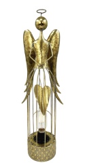 Anioł metalowy 55cm z sercem i oświetleniem (TY0219)-13%