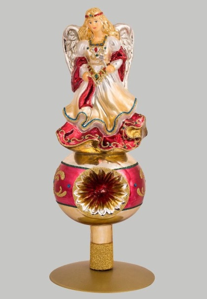 Huras Bauble: Spitz with Angel (T17)