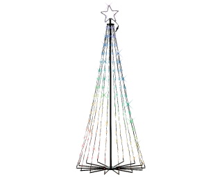 "Płynąca choinka 3D" RGB 180cm 265 LED(490807)
