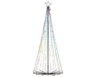 "Płynąca choinka 3D" RGB 240cm 355 LED (490808)