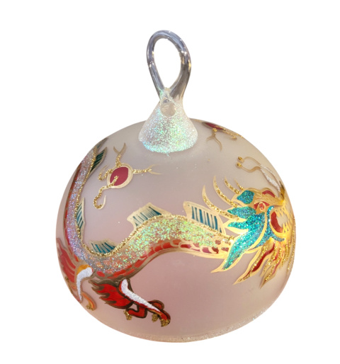 Bombka Komozja: Klosz na huku ze smokiem