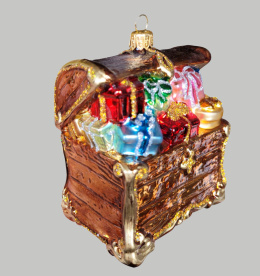 Bombka formowa: Skrzynia z prezentami (289) Sz