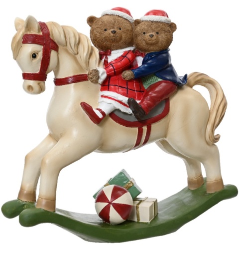 Para misiów na koniku bujanym poliresing 36,5 cm (531344)