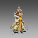 Atlas Art Ornament: Hedgehog with Basket (00791AA)