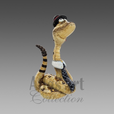 Bombka Atlas Art: Wąż grzechotnik (00861AA)