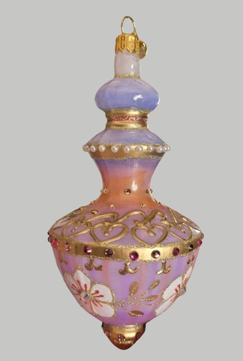 Bombka GlitterLab: Sopel toczony nylonka flakon (4617F)