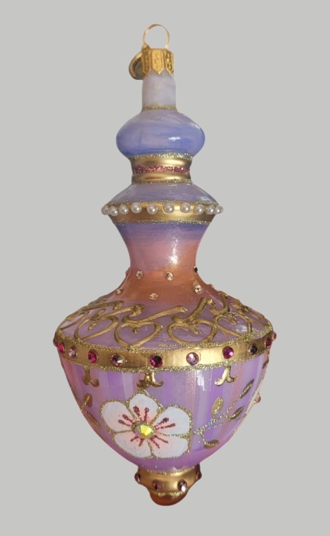 Bombka GlitterLab: Sopel toczony nylonka flakon (4617F)